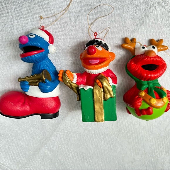 Set Of 9 Vintage Sesame Street Christmas Ornaments - Picture 6 of 7